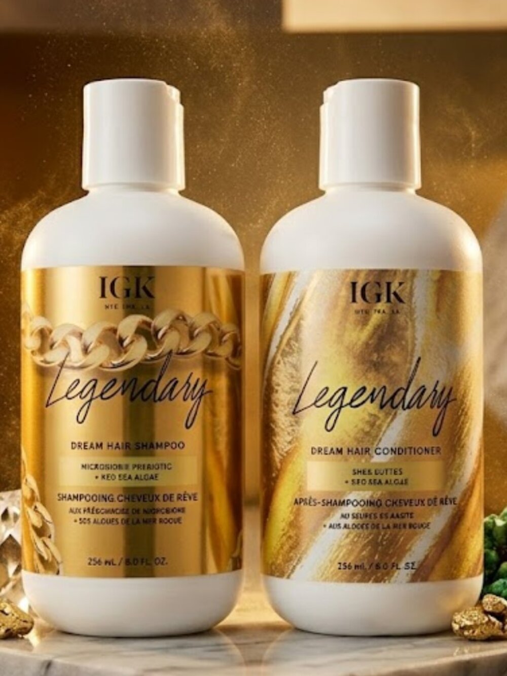 NEW IGK Legendary Dream Hair Shampoo & Conditioner Duo SEALED Bundle